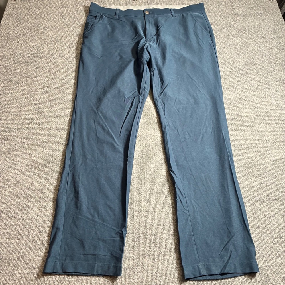 Adidas Golf Pants Mens 38x34 Slate Blue Stretch‎ Performance Trousers